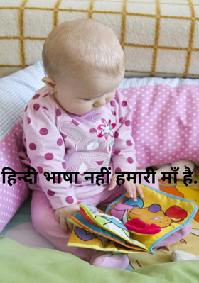 हिन्दी भाषा नहीं हमारी माँ है.