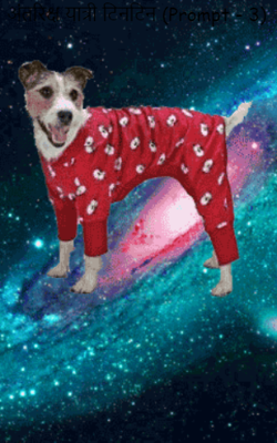 अंतरिक्ष यात्री टिनटिन (Prompt - 3)