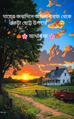 মায়ের জন্মদিনে আমার তরফ থেকে একটা ছোট্ট উপহার ... 🥀😇