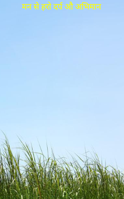 मन से हरो दर्प औ अभिमान