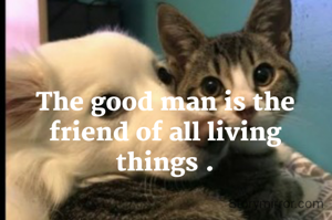 The good man is...