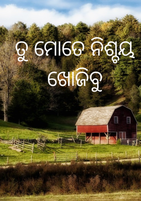 ତୁ ମୋତେ ନିଶ୍ଚୟ ଖୋଜିବୁ