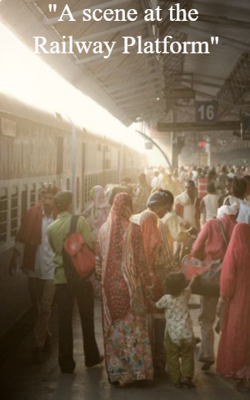 A scene at the Railway Platform