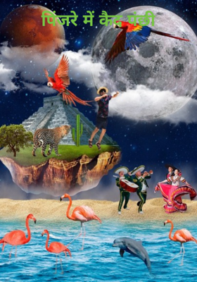 पिंजरे में कैद पंछी