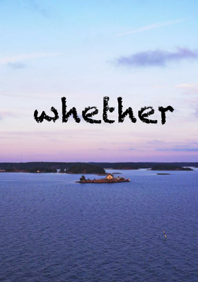 Whether