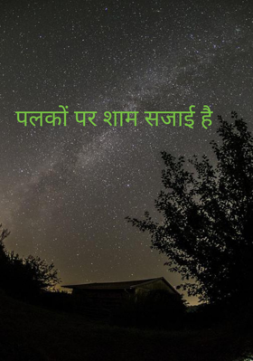 पलकों पर शाम सजाई है