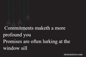  Commitments...