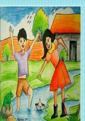 शाळा आणि पहिला पाऊस!