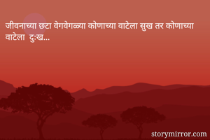 जीवनाच्या छटा...