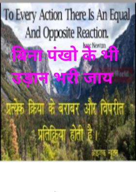 बिना पंखो के भी उड़ान भरी जाय