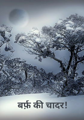 बर्फ़ की चादर!