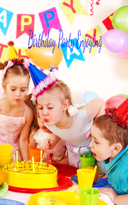 Birthday Party Enjoying