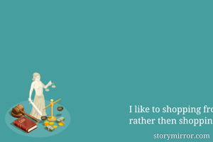 I like to...