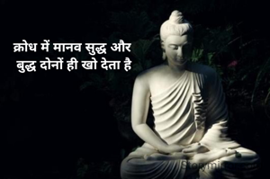 क्रोध में मानव सुद्ध और 
बुद्ध दोनों ही खो देता है

