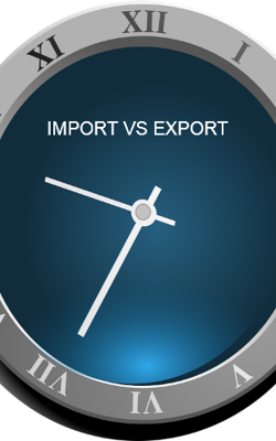IMPORT VS EXPORT