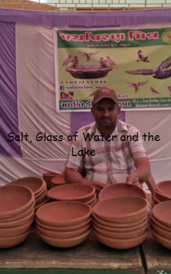 Salt, Glass Of Water And The Lake