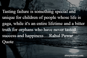 Tasting failure...