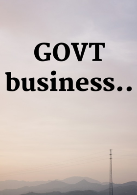 GOVT business..
