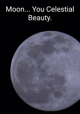 Moon... You Celestial Beauty