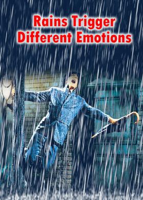 Rains Trigger Different Emotions