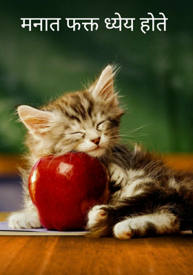 मनात फक्त ध्येय होते