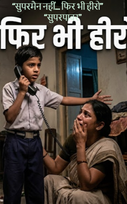 “सुपरमैन नहीं… फिर भी हीरो”            “सुपरपावर”    