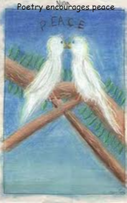 Poetry encourages peace