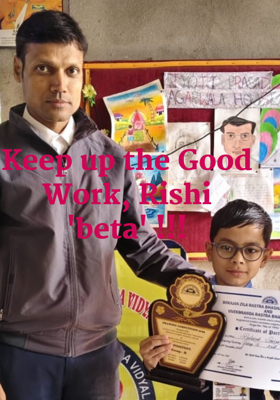 Keep up the Good Work, Rishi 'beta' !!!