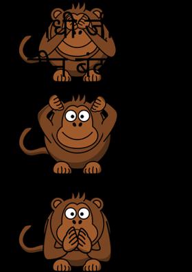 गांधी जी के तीन बंदर