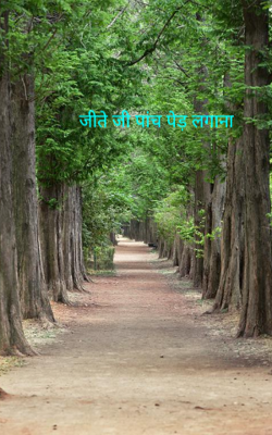 जीते जी पांच पेड़ लगाना