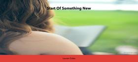 Start Of Something New