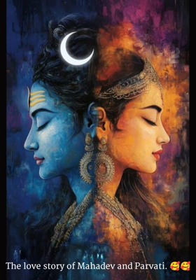 The love story of Mahadev and Parvati. 🥰🥰