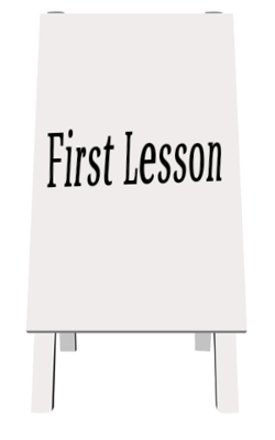 First Lesson