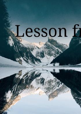 Lesson From Wrong
