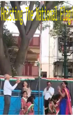 Hoisting The National Flag!