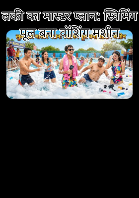 लकी का मास्टर प्लान: स्विमिंग पूल बना वॉशिंग मशीन