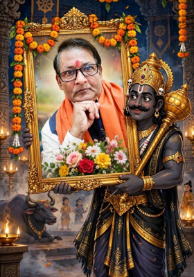 यमलोक में यमराज मित्र का श्राद्ध 