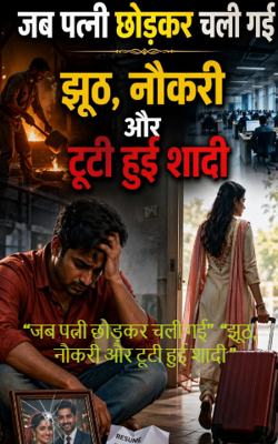 “जब पत्नी छोड़कर चली गई”  “झूठ, नौकरी और टूटी हुई शादी ”
