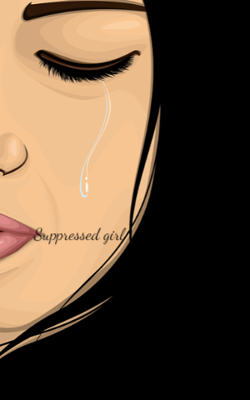 Suppressed girl