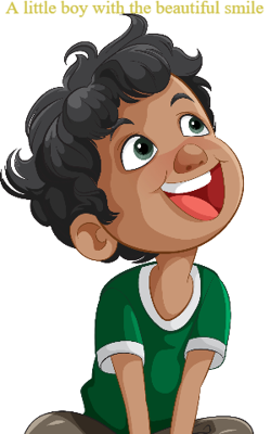 A Little Boy With The Beautiful Smile