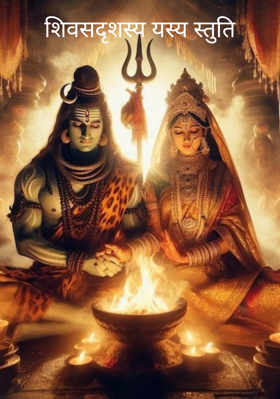 शिवसदृशस्य यस्य स्तुति