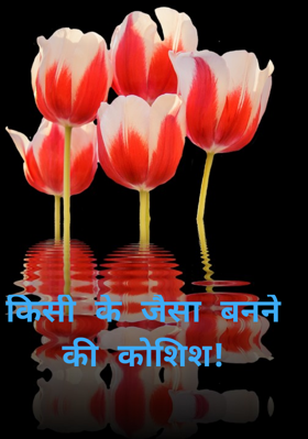 किसी के जैसा बनने की कोशिश!