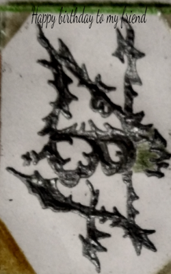 Happy birthday to my friend