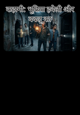 कहानी: भूतिया हवेली और बबलू का
