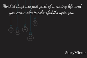 Morbid days are just part of a caving life and you can make it colourful,it's upto you.