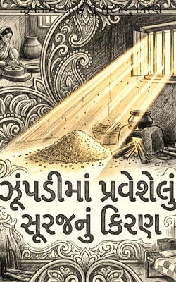 ઝૂંપડીમાં પ્રવેશેલું સૂરજનું કિરણ