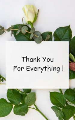 Thank You for Everything !