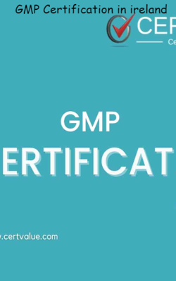 GMP Certification in ireland