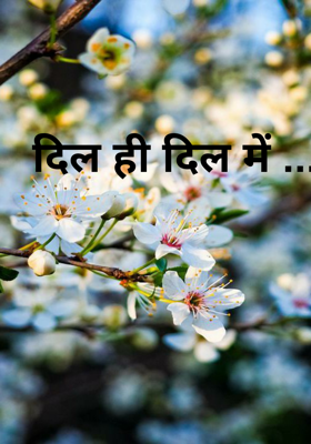 दिल ही दिल में ...