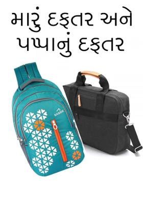 મારું દફ્તર અને પપ્પાનું દફતર